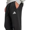imageadidas Mens Essentials Feel Cozy Fleece PantsBlackWhite