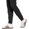 imageadidas Mens Essentials Feel Cozy Fleece PantsBlackWhite