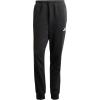 imageadidas Mens Essentials Feel Cozy Fleece PantsBlackWhite