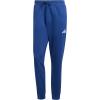 imageadidas Mens Essentials Feel Cozy Fleece PantsDark BlueWhite