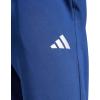 imageadidas Mens Essentials Feel Cozy Fleece PantsDark BlueWhite