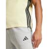imageadidas Mens Essentials Feel Cozy Fleece PantsMedium Grey HeatherBlack