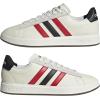 imageadidas Mens Grand Court 20 ShoeOff WhiteBetter ScarletBlack
