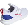 imageadidas Mens Lite Racer Adapt 70 Running ShoesWhiteBetter ScarletLucid Blue
