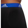 imageadidas Mens Microfiber Boxer Briefs Underwear Multipack Athletic StretchFitBlackCollegiate Royal BlueScarlet Redperformance