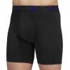 imageadidas Mens Microfiber Boxer Briefs Underwear Multipack Athletic StretchFitBlackTeam Royal BlueBetter Scarlet
