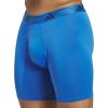 imageadidas Mens Microfiber Boxer Briefs Underwear Multipack Athletic StretchFitRay BlueOnix GreyBlack