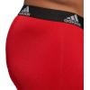 imageadidas Mens Microfiber Boxer Briefs Underwear Multipack Athletic StretchFitScarlet RedBlackOnix Greyperformance