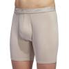 imageadidas Mens Microfiber Boxer Briefs Underwear Multipack Athletic StretchFitWonder BeigeCarbon GreyOnix Grey