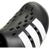 imageadidas Unisex Adult Adilette Clog 20 ClogsBlackWhiteBlack