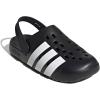 imageadidas Unisex Adult Adilette Clog 20 ClogsBlackWhiteBlack