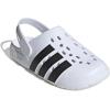 imageadidas Unisex Adult Adilette Clog 20 ClogsWhiteBlackWhite
