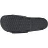 imageadidas Unisex Adult Adilette Comfort Slide SandalBlackBlackSilver Metallic