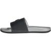 imageadidas Unisex Adult Adilette Comfort Slide SandalBlackBlackSilver Metallic