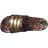 imageadidas Unisex Adult Adilette Comfort Slide SandalBlackGold MetallicMulti Color
