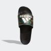 imageadidas Unisex Adult Adilette Comfort Slide SandalBlackGreenWhite