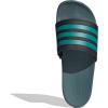 imageadidas Unisex Adult Adilette Comfort Slide SandalBlackPure TealPreloved Teal