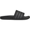 imageadidas Unisex Adult Adilette Comfort Slide SandalBlackSilver MetallicBlack