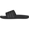 imageadidas Unisex Adult Adilette Comfort Slide SandalBlackSilver MetallicBlack