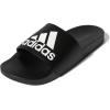 imageadidas Unisex Adult Adilette Comfort Slide SandalBlackWhiteBlack