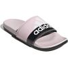 imageadidas Unisex Adult Adilette Comfort Slide SandalClear PinkWhiteCore Black
