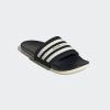 imageadidas Unisex Adult Adilette Comfort Slide SandalCore BlackWonder WhiteGold Metallic