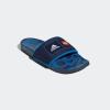 imageadidas Unisex Adult Adilette Comfort Slide SandalDark BlueChalk WhiteBlue Rush