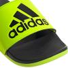 imageadidas Unisex Adult Adilette Comfort Slide SandalLucid LemonBlackBlack