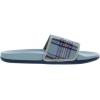 imageadidas Unisex Adult Adilette Comfort Slide SandalMagic GreyShadow NavyBlue Fusion