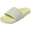 imageadidas Unisex Adult Adilette Comfort Slide SandalWarm VanillaHalo MintOrange Tint