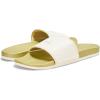 imageadidas Unisex Adult Adilette Comfort Slide SandalWhiteWhiteGold Metallic