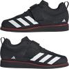 imageadidas Unisex Adult Powerlift 5 Weightlifting ShoesBlackWhitePure Ruby