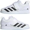 imageadidas Unisex Adult Powerlift 5 Weightlifting ShoesWhiteBlack