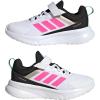 imageadidas UnisexChild Fortarun 40WhiteLucid PinkFlash Aqua
