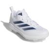 imageadidas Womens Adizero Instinct TPU Softball ShoesWhiteTeam Navy BlueWhite