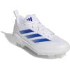 imageadidas Womens Adizero Instinct TPU Softball ShoesWhiteTeam Royal BlueWhite
