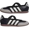 imageadidas Womens Barreda Mary Jane SneakerBlackWhiteGum