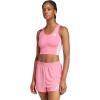 imageadidas Womens Train Essentials 3Stripes Cropped Tank TopPink FusionWhite