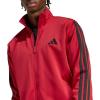 imageadidas mens Basic 3stripes Tricot Track SuitMaroon