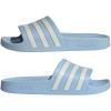 imageadidas womens Adilette AquaGlow BlueZero MetallicZero Metallic