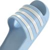 imageadidas womens Adilette AquaGlow BlueZero MetallicZero Metallic