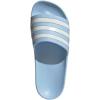 imageadidas womens Adilette AquaGlow BlueZero MetallicZero Metallic