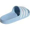 imageadidas womens Adilette AquaGlow BlueZero MetallicZero Metallic