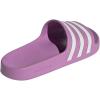 imageadidas womens Adilette AquaPreloved PurpleOff WhiteGrey