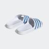 imageadidas womens Adilette AquaWhiteBlue Fusion MetallicWhite