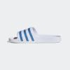 imageadidas womens Adilette AquaWhiteBlue Fusion MetallicWhite