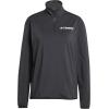 imageadidas womens Terrex Multi Climawarm Halfzip Tech Fleece Hiking SweatshirtBlack