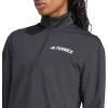 imageadidas womens Terrex Multi Climawarm Halfzip Tech Fleece Hiking SweatshirtBlack