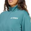 imageadidas womens Terrex Multi Climawarm Halfzip Tech Fleece Hiking SweatshirtPreloved Teal