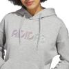 imageadidas womens Wordmark Graphic HoodieMedium Grey Heather
